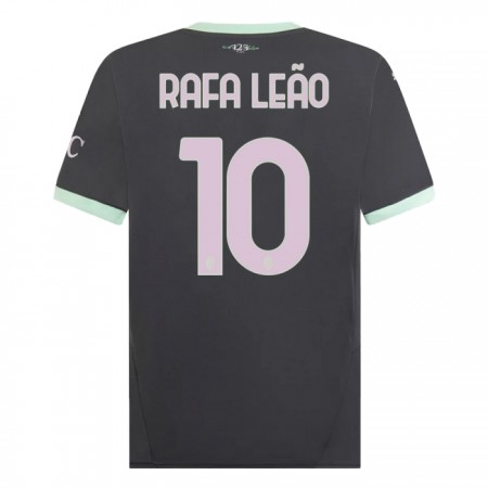 Fotbalové dres AC Milán Rafael Leao 10 Alternativní 2024-25 Krátký Rukáv